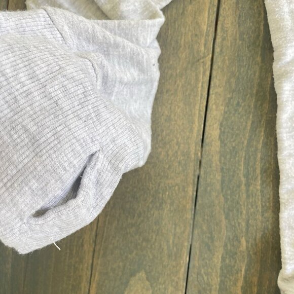 Yogalicious Grey Athletic Sweatshirt Mock Neck Collar Women’s Size Large (Q8) - Picture 4 of 9